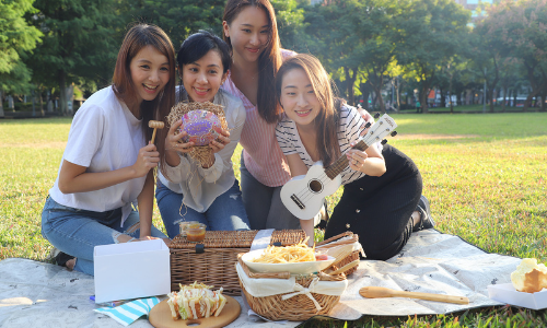 春日野餐派對｜四人同享城市假期