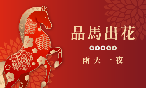 走春祈福｜晶馬出花 ► 兩天一夜 贈價值250元傳藝柑仔龜